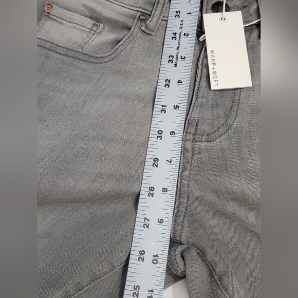 WARP + WEFT Chicago Straight Men's 29×34 Smoke Denim Jean Classic 5 Pocket - Picture 16 of 16